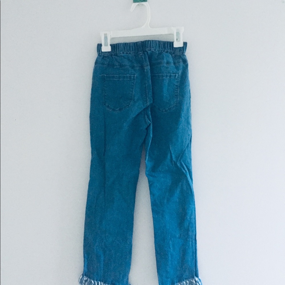 Jeans with frayed bottoms - Picture 4 of 4